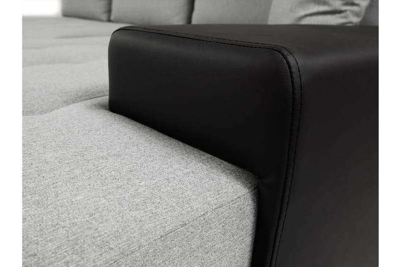 Cerys Sovesofa Med 3-Seters Divan - Grå/Beige - Møbler - Sofaer - Sovesofaer
