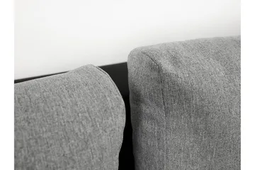 Cerys Sovesofa med Divan Vendbar - Svart - Møbler - Sofaer - Sovesofaer