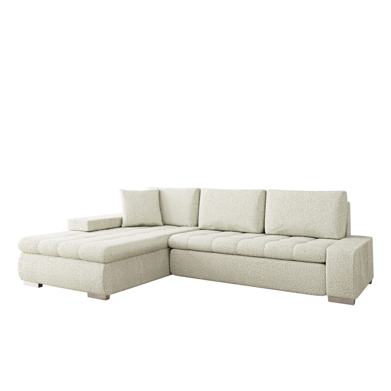 Cerys Sovesofa med sjeselong 4-seter, Beige