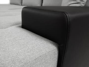 Cerys Sovesofa med sjeselong 4-seter - Beige - Møbler - Sofaer - Sovesofaer