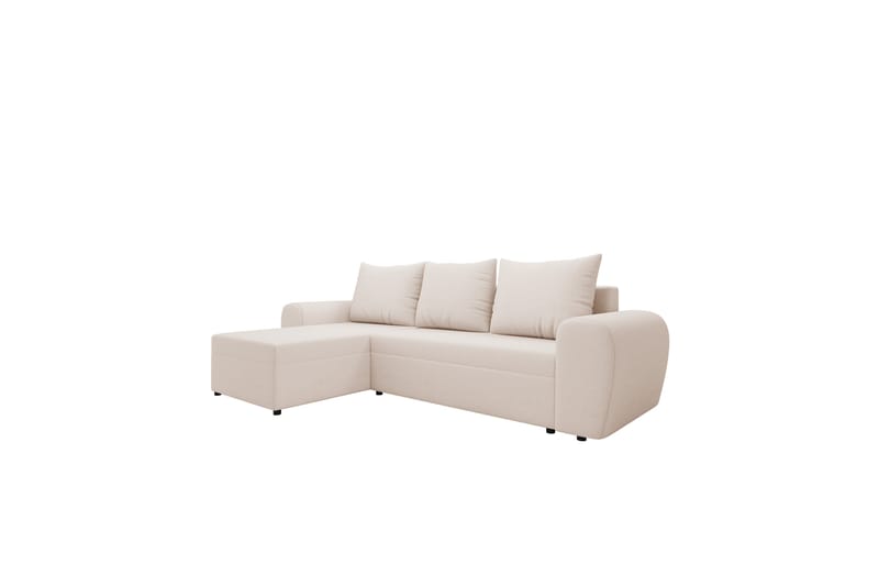 Chameli Sovesofa med Sjeselong 3-seter - Beige - Møbler - Sofaer - Sovesofaer