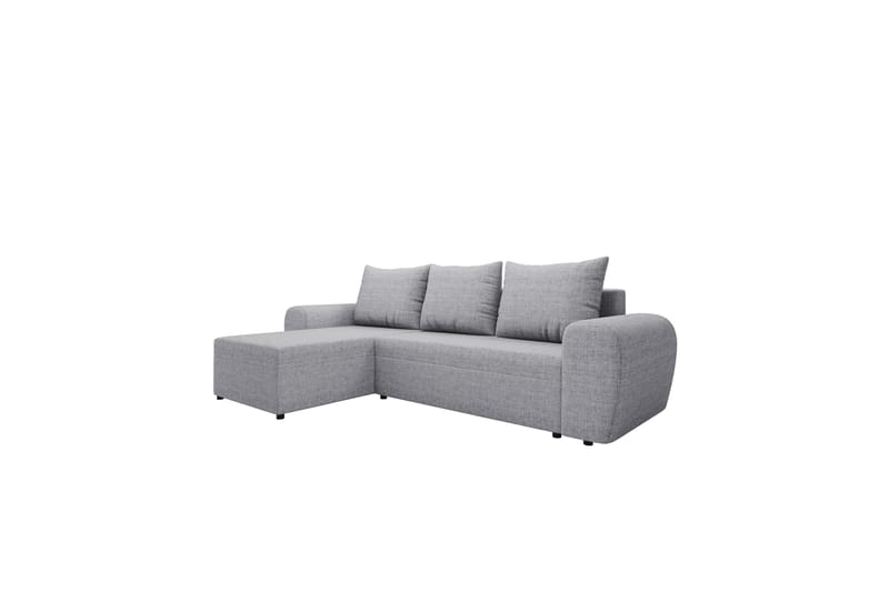 Chameli Sovesofa med Sjeselong 3-seter - Grå - Møbler - Sofaer - Sovesofaer