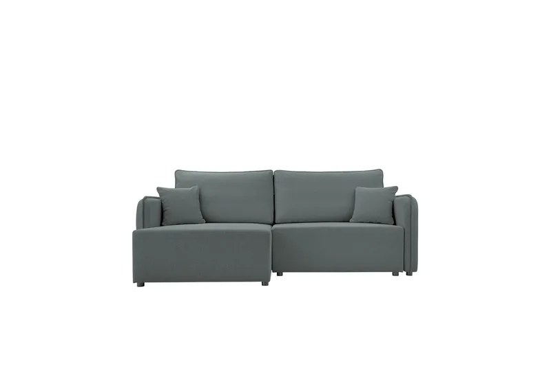 Chandru Sovesofa med Sjeselong 3-seter - Grå - Møbler - Sofaer - Sovesofaer