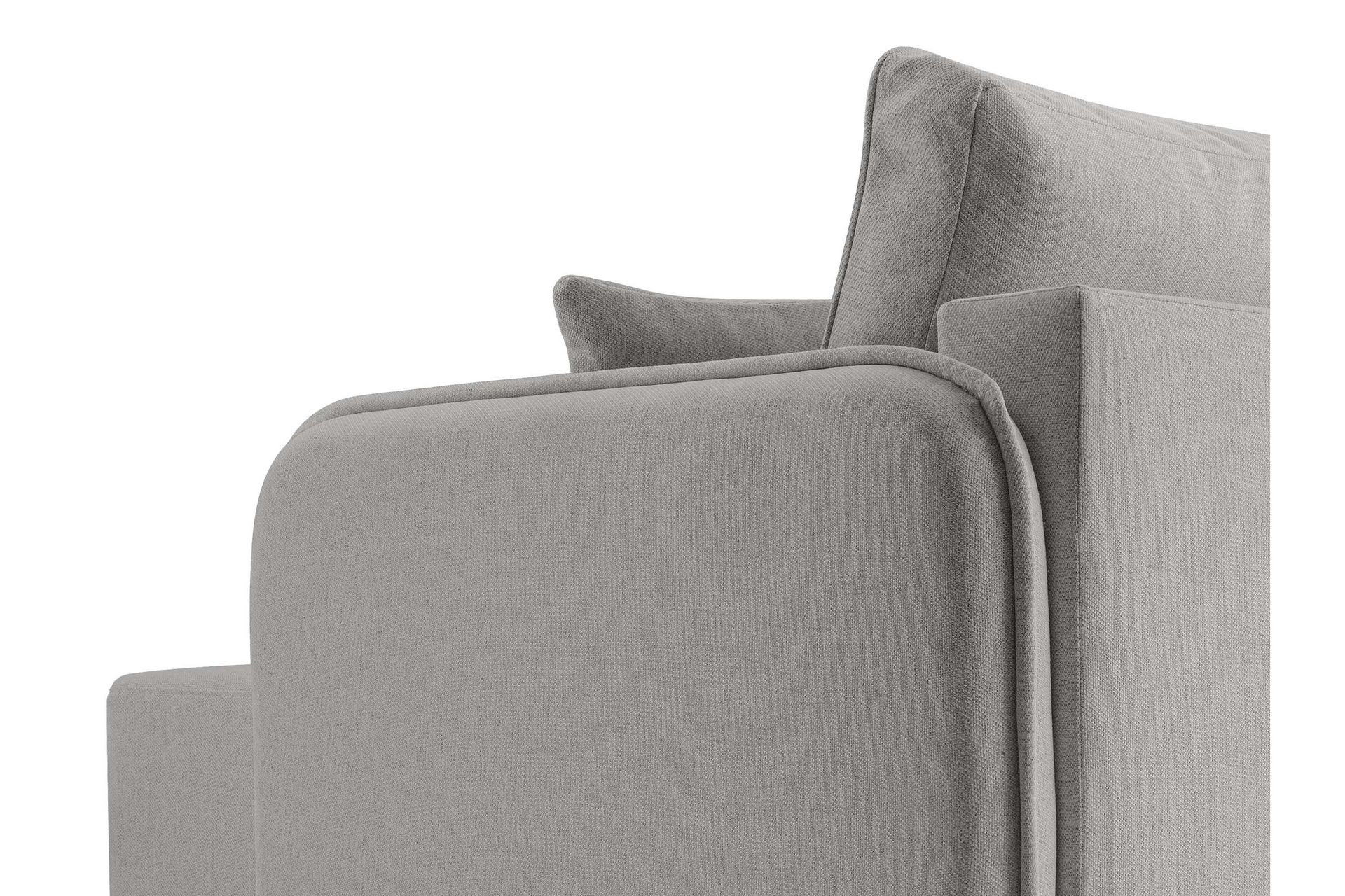 Chandru Sovesofa med Sjeselong 3-seter - Grå - Møbler - Sofaer - Sovesofaer