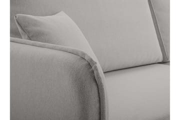 Chandru Sovesofa med Sjeselong 3-seter - Grå - Møbler - Sofaer - Sovesofaer