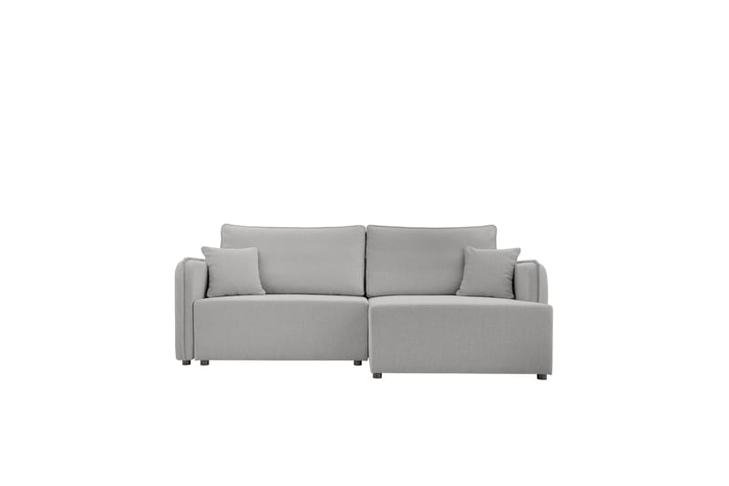 Chandru Sovesofa med Sjeselong 3-seter - Grå - Møbler - Sofaer - Sovesofaer
