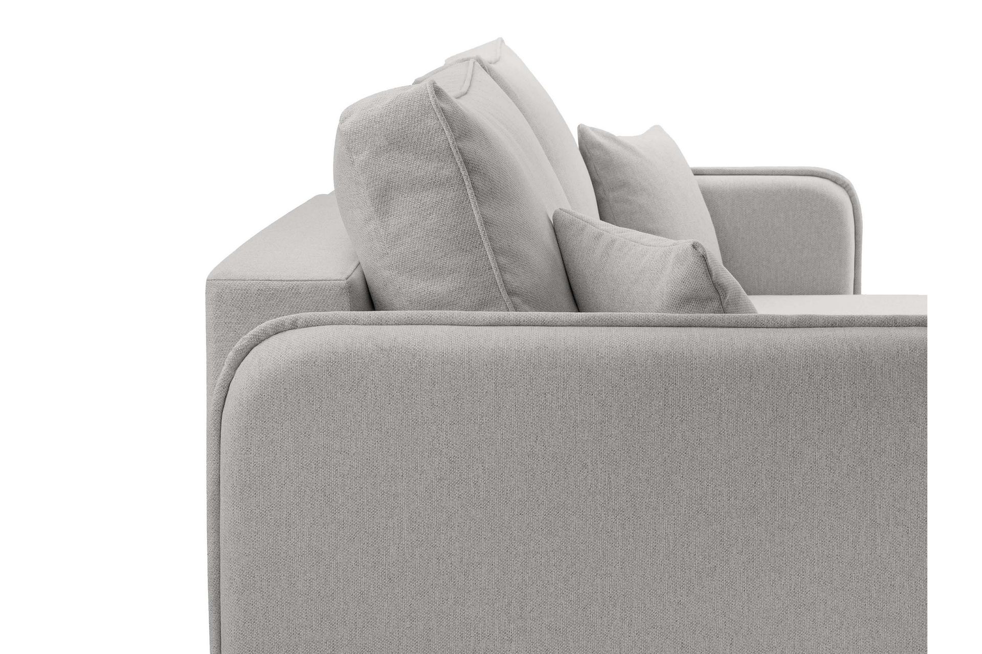 Chandru Sovesofa med Sjeselong 3-seter i Plysj - Gul - Møbler - Sofaer - Sovesofaer