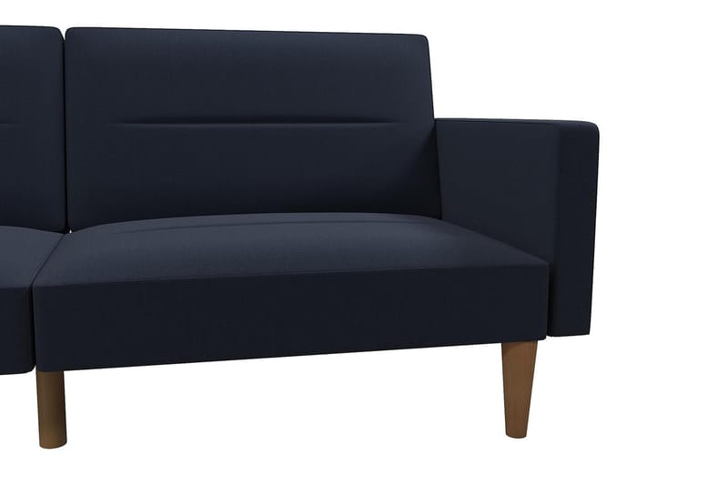 CHannel Tufted 2-seters Sovesofa Marineblå - Dorel Home - Sovesofaer - 2 seters sovesofa