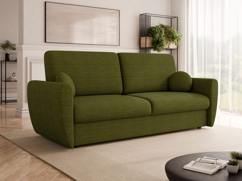 Chavez 3-seters sovesofa - Olivengrønn - Møbler - Sofaer - Sovesofaer