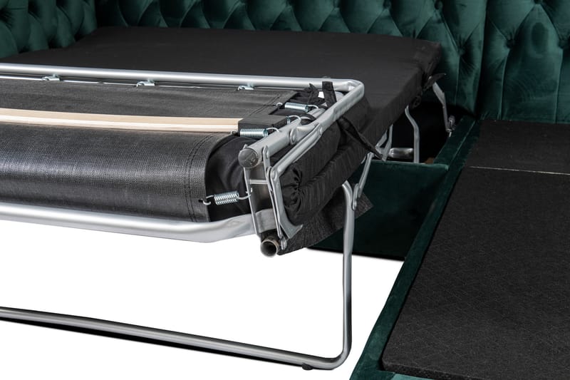 Chesterfield Deluxe Sovesofa 2-seters med Sjeselong - Møbler - Sofaer - Sovesofaer