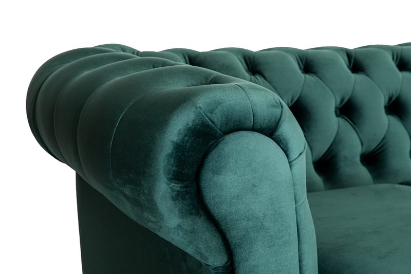 Chesterfield Deluxe Sovesofa 2-seters med Sjeselong - Møbler - Sofaer - Sovesofaer