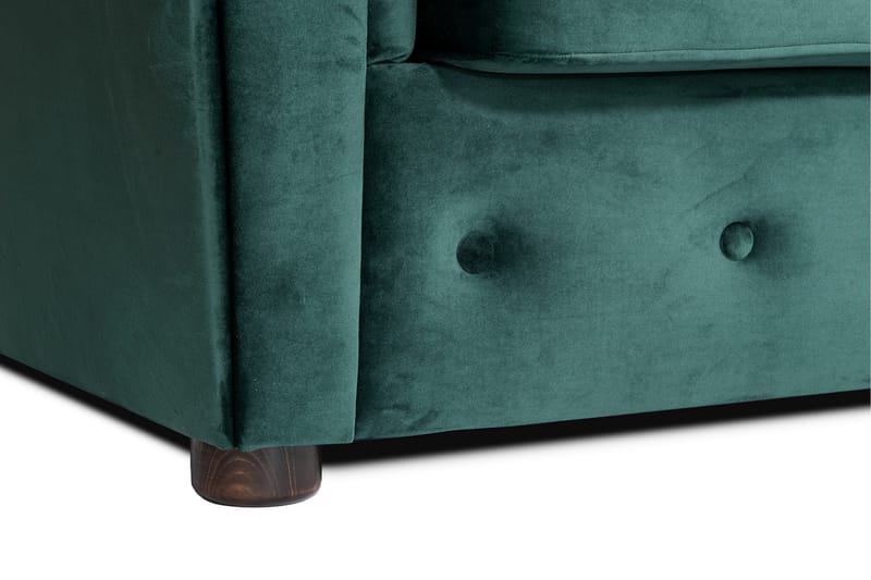 Chesterfield Deluxe Sovesofa 2-seters med Sjeselong - Møbler - Sofaer - Sovesofaer