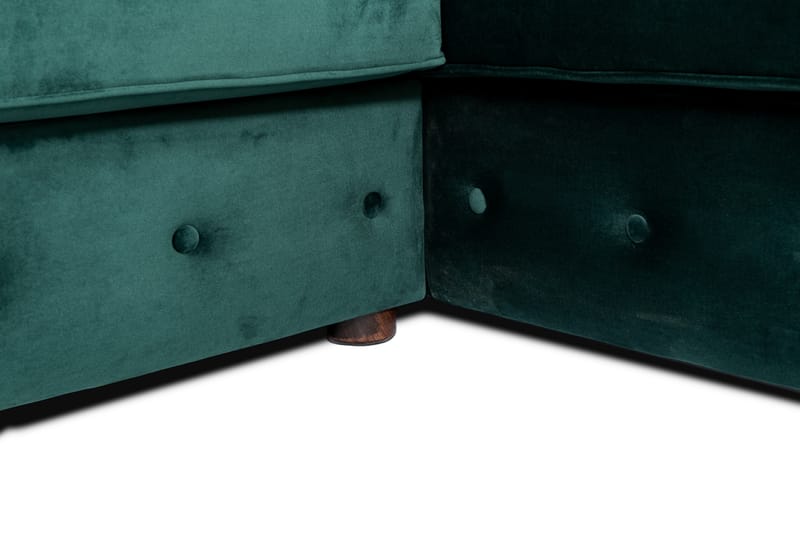 Chesterfield Deluxe Sovesofa 2-seters med Sjeselong - Møbler - Sofaer - Sovesofaer