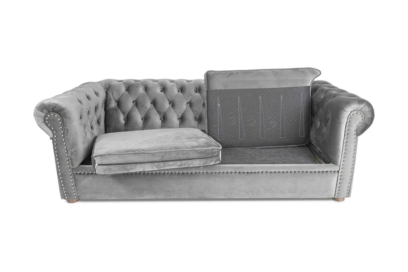 Chesterfield Deluxe Sovesofa 3-seters - Møbler - Sofaer - Sovesofaer