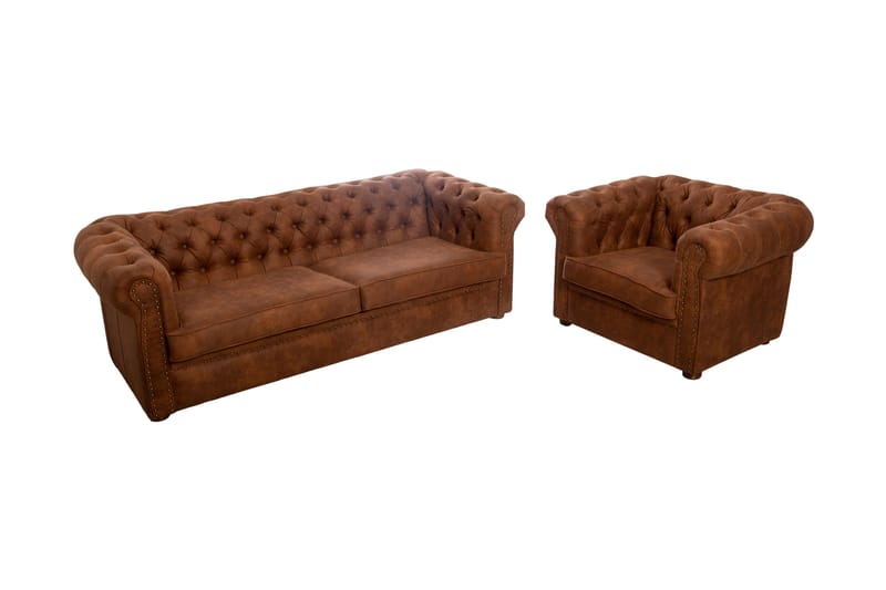 Chesterfield Deluxe Sovesofa 3-seters - Sovesofaer - 3 seters sovesofa