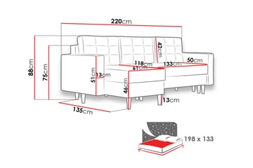 Christopher Divansovesofa - Møbler - Sofaer - Sovesofaer