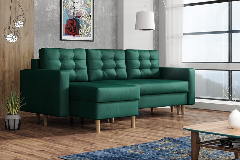 Christopher Divansovesofa - Sovesofaer - Sovesofa divan - Fløyel sofaer