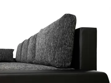 Cillo 5-seters U-formet sovesofa med dobbeltdivan - grå - Møbler - Sofaer - Sovesofaer
