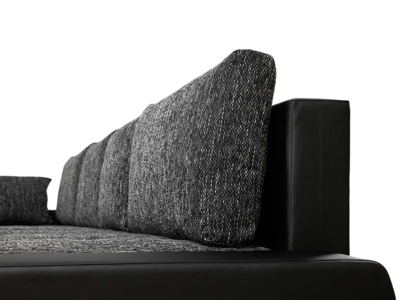 Cillo 5-seters U-formet sovesofa med dobbeltdivan - grå - Møbler - Sofaer - Sovesofaer