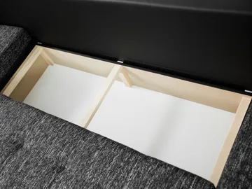 Cillo 5-seters U-formet sovesofa med dobbeltdivan - grå - Møbler - Sofaer - Sovesofaer