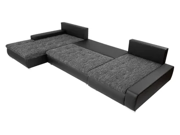 Cillo 5-seters U-formet sovesofa med dobbeltdivan - rosa - Møbler - Sofaer - Sovesofaer