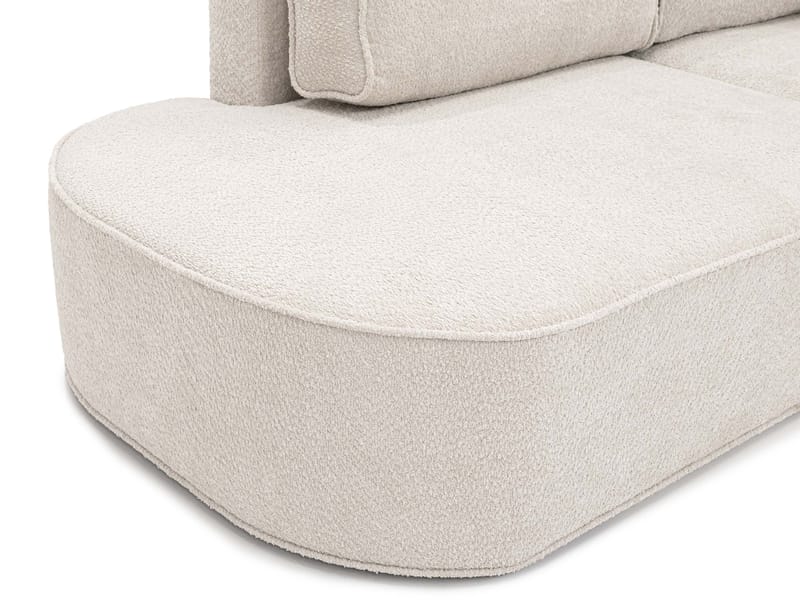 Cinrel Sovesofa med sjeselong 3-seter - Beige - Møbler - Sofaer - Sovesofaer