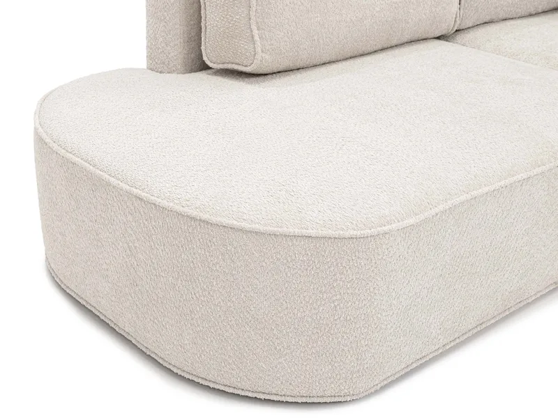 Cinrel Sovesofa med sjeselong 3-seter - Beige - Møbler - Sofaer - Sovesofaer