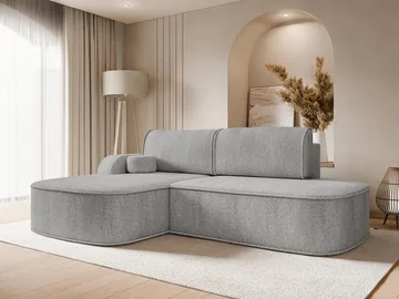 Cinrel Sovesofa med sjeselong 3-seter - Grå - Møbler - Sofaer - Sovesofaer