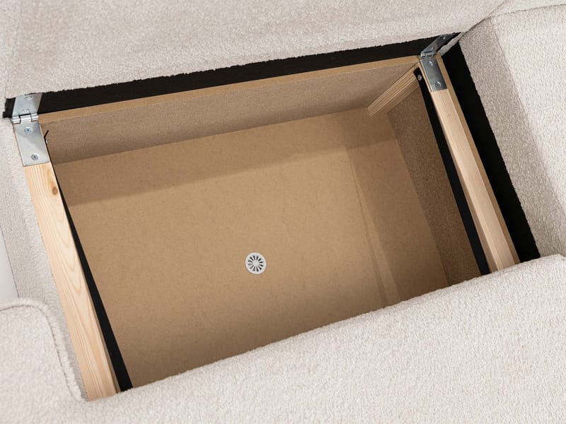 Cinrel Sovesofa med sjeselong 3-seter - Rosa - Møbler - Sofaer - Sovesofaer