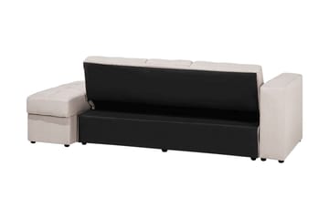 Citlalic 3-seter Sovesofa 90x210 cm med Oppbevaring i Stoff - Beige - Møbler - Sofaer - Sovesofaer