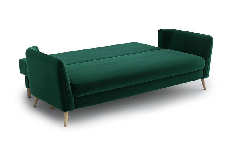 Claravik 3-seter Sovesofa - Grønn - Sovesofaer - 3 seters sovesofa