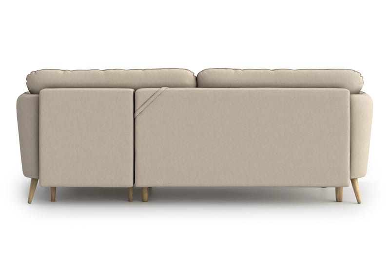 Claravik Sovesofa med Divan - Beige - Møbler - Sofaer - Sovesofaer