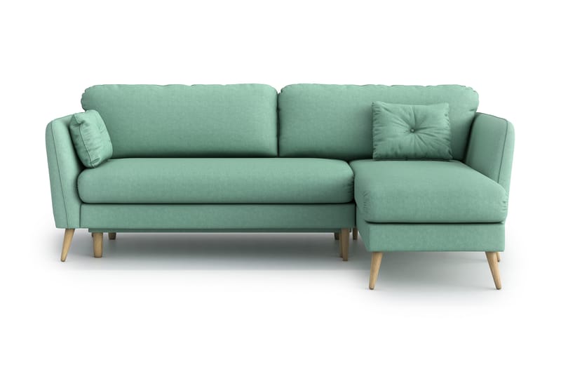 Claravik Sovesofa med Divan - Grønn - Møbler - Sofaer - Sovesofaer