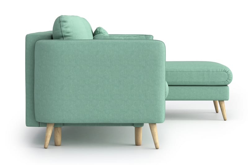 Claravik Sovesofa med Divan - Grønn - Møbler - Sofaer - Sovesofaer