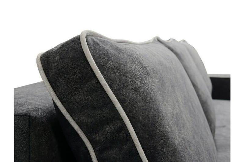 Clarina 3-seters Sovesofa 143x200 cm med Oppbevaring i Fløyel - Grønn - Møbler - Sofaer - Sovesofaer
