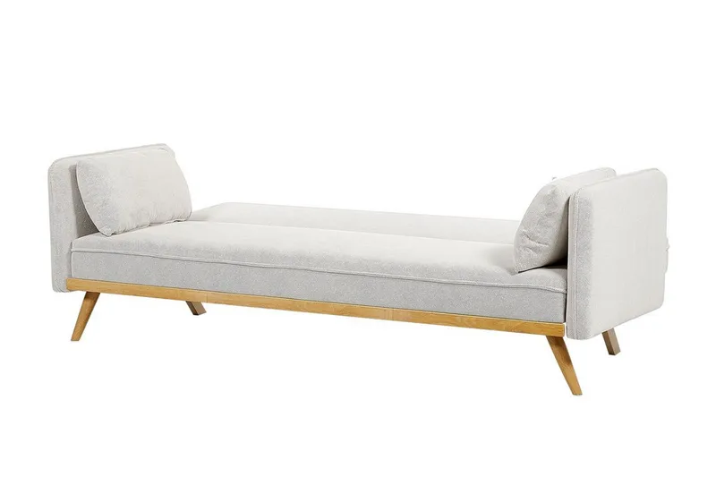 Clem Sovesofa 3-seter - Grå/Lyst tre - Møbler - Sofaer - Sovesofaer