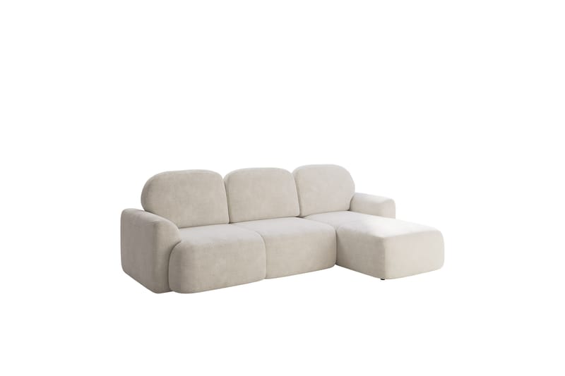 Corfu Sovesofa Med 3-Seters Divan - Beige - Møbler - Sofaer - Sovesofaer