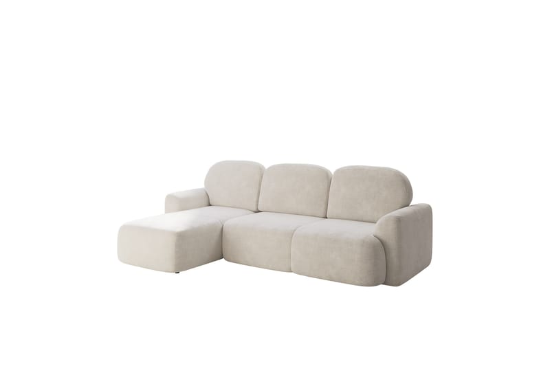 Corfu Sovesofa Med 3-Seters Divan - Beige - Møbler - Sofaer - Sovesofaer