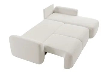Corfu Sovesofa Med 3-Seters Divan - Grå - Møbler - Sofaer - Sovesofaer