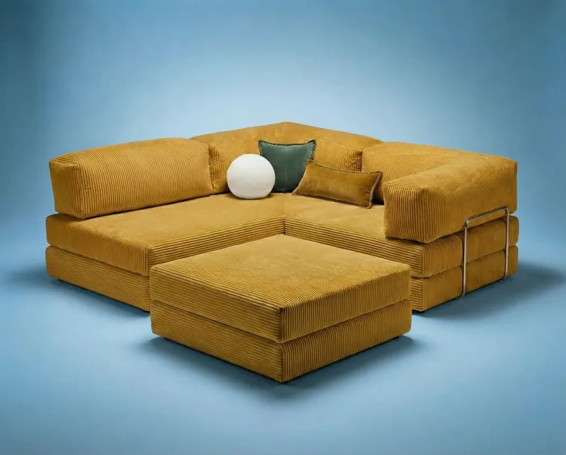 Corner Sofa-Bed Atelier Del Sofa - Møbler - Sofaer - Sovesofaer