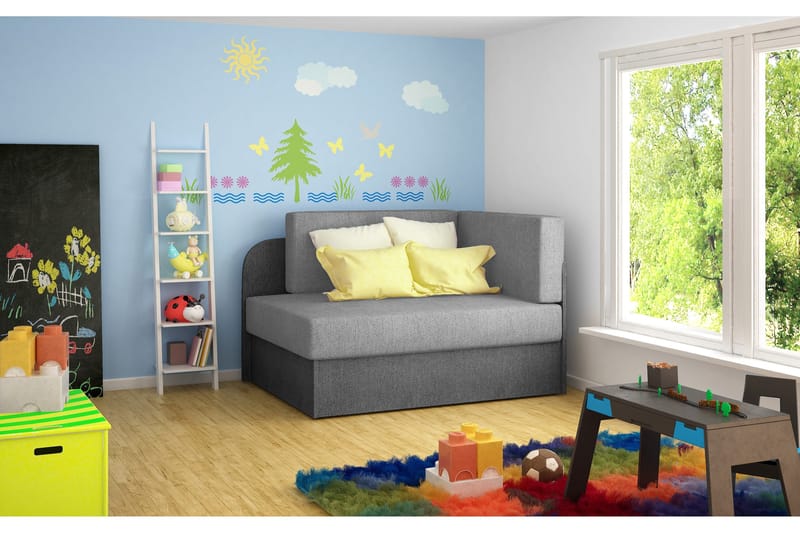 Crenviz 1-seter Kompakt Sovesofa 73x166 cm i Stoff, Grå