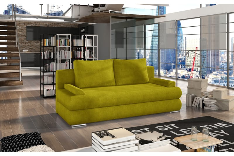 Crespos 2-seter Sovesofa - Gul - Møbler - Sofaer - Sovesofaer