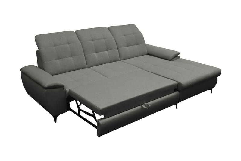 Crystalina Sovesofa med Sjeselong 3-seter - Beige - Møbler - Sofaer - Sovesofaer