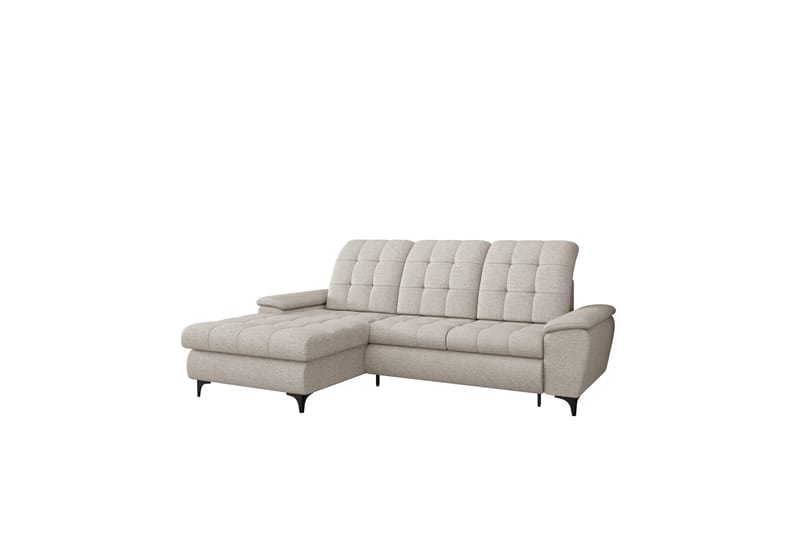 Crystalina Sovesofa med Sjeselong 3-seter - Beige - Møbler - Sofaer - Sovesofaer