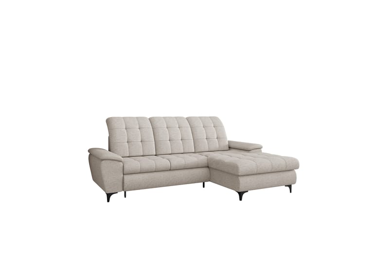 Crystalina Sovesofa med Sjeselong 3-seter - Beige - Møbler - Sofaer - Sovesofaer