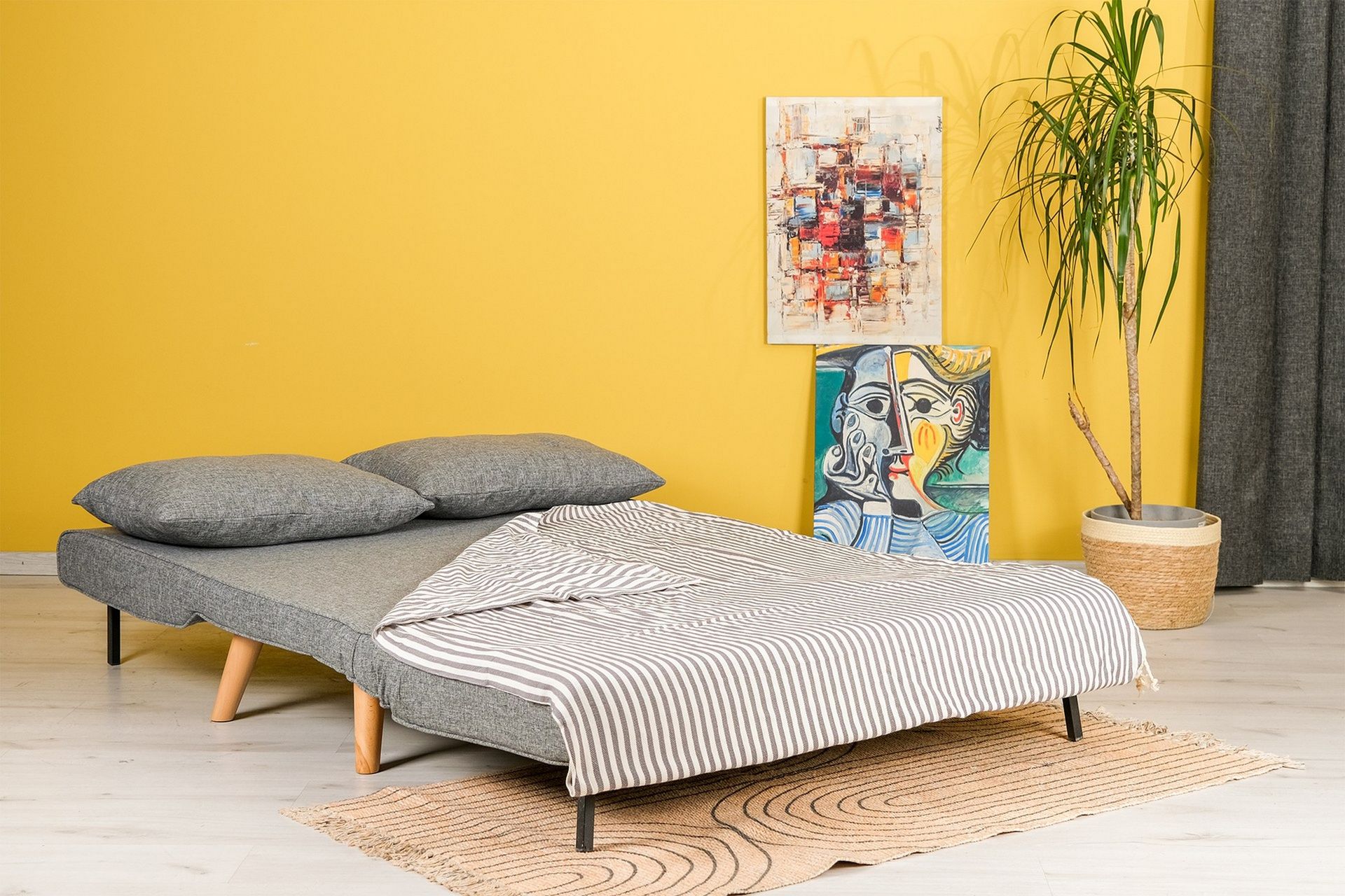 Daigo Sovesofa 2-seter - Lys grå - Møbler - Sofaer - Sovesofaer