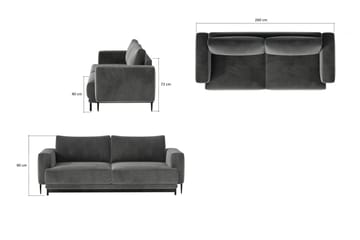 Dalia Sofa - Beige - Møbler - Sofaer - Sovesofaer