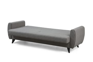 Dalima 3-seter Sovesofa 55x183 cm med Oppbevaring i Stoff - Grå - Møbler - Sofaer - Sovesofaer
