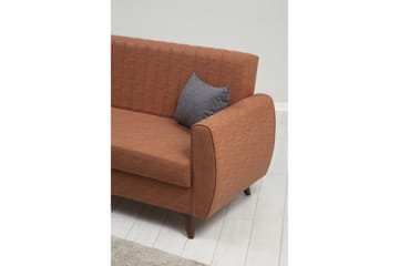 Dalima Sovesofa 3-seter - Rød - Møbler - Sofaer - Sovesofaer