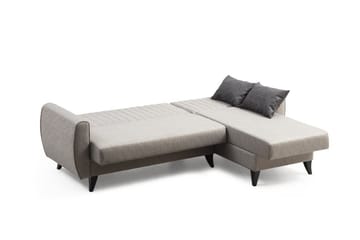 Dalima Sovesofa med Sjeselong 3-seter - Lys grå - Møbler - Sofaer - Sovesofaer